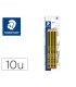 Lapices de grafito staedtler noris n2 hb blister de 10 unidades