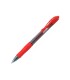 Boligrafo pilot g 2 rojo tinta gel retractil sujecion de caucho en blister