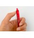 Boligrafo pilot frixion clicker borrable 07 mm punta media rojo en blister