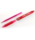 Boligrafo pilot frixion clicker borrable 07 mm punta media rojo en blister