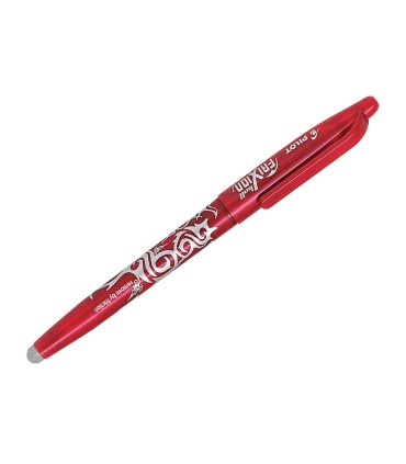 Boligrafo pilot frixion ball borrable 07 mm punta media rojo en blister