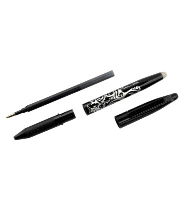 Boligrafo pilot frixion ball borrable 07 mm punta media negro en blister