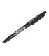 Boligrafo pilot frixion ball borrable 07 mm punta media negro en blister