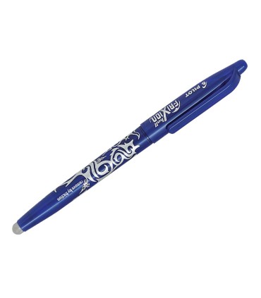 Boligrafo pilot frixion ball borrable 07 mm punta media azul en blister