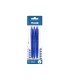 Boligrafo milan p1 retractil 1 mm touch azul blister de 3 unidades