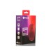 Raton ngs wired flame optico con cable 1000 dpi ambidiestros usb color rojo