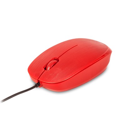 Raton ngs wired flame optico con cable 1000 dpi ambidiestros usb color rojo