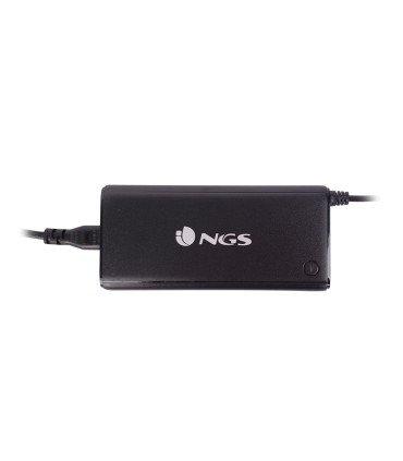 Adaptador de corriente ngs manual laptop 90w con 11 adaptadores