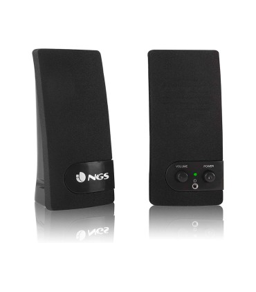 Altavoz ngs multimedia 20 rms 2w alimentacion usb con interruptor volumen color negro