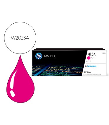 Toner hp 415a para hp color laserjet pro m454 mfp m479 magenta 2100p