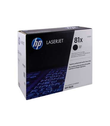 Toner hp cf281x negro 15000 paginas m605 m606 m630