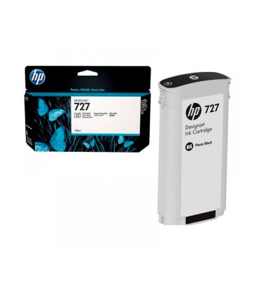 Ink jet hp designjet t920 t1500 n 727 negro foto alta 1000 paginas