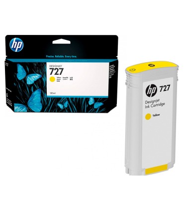 Ink jet hp designjet t920 t1500 n 727 amarillo alta 1000 paginas