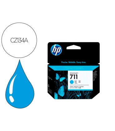 Ink jet hp designjet t120 t520 cian n 711 pack 3 1000 paginas