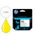 Ink jet hp designjet t120 t520 amarillo n 711 pack 3 1000 paginas