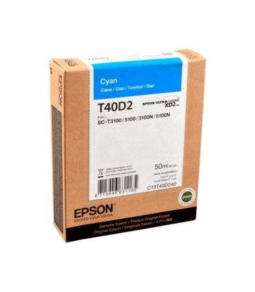 Ink jet epson ultrachrome xd2 cian t40d240 sc t3100 sc t5100 50 ml