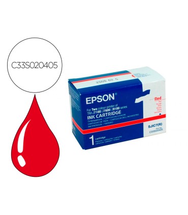 Ink jet epson tm j 7100 7600 rojo