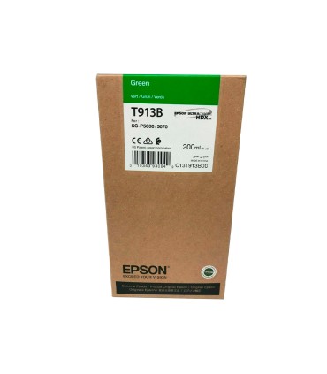 Ink jet epson t913b green ink 200ml