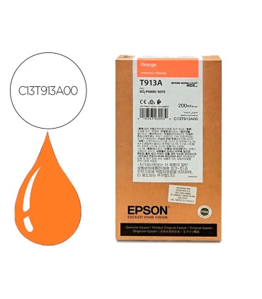 Ink jet epson t913a orange ink 200ml