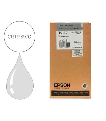 Ink jet epson t9139 light light negro ink 200ml