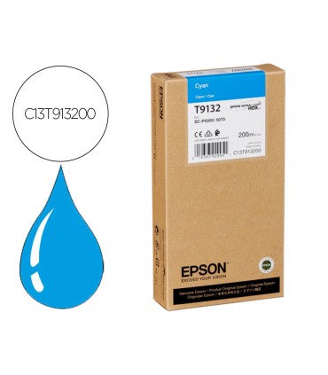 Ink jet epson t9132 cian ink 200ml