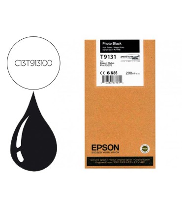 Ink jet epson t9131 photo negro ink 200ml