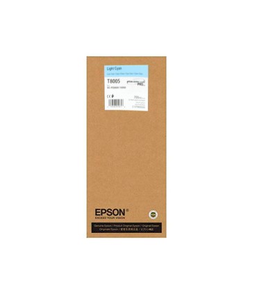 Ink jet epson singlepack light cian t800500 ultrachrome pro 700ml