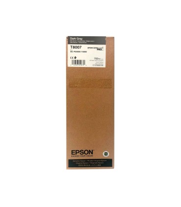 Ink jet epson singlepack dark gray t800700 ultrachrome pro 700ml