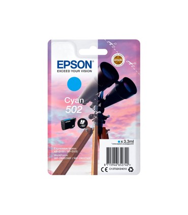 Ink jet epson singlepack cian 502 ink