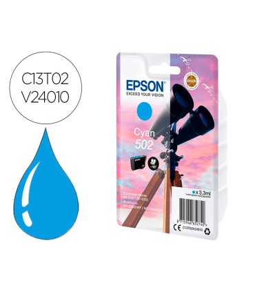 Ink jet epson singlepack cian 502 ink