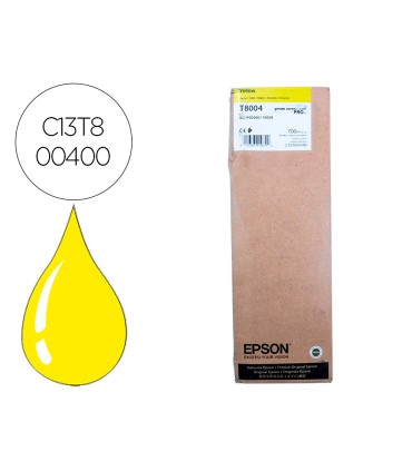 Ink jet epson singlepack amarillo t800400 ultrachrome pro 700ml