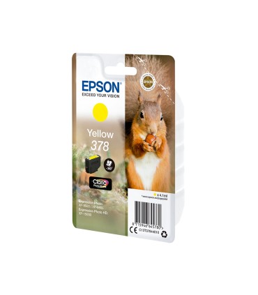 Ink jet epson singlepack amarillo 378 claria photo hd ink