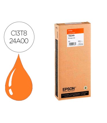 Ink jet epson gf surecolor serie sc p naranja ultrachrome hdx hd 350ml