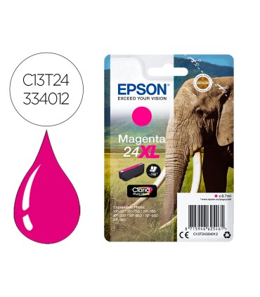 Ink jet epson claria photo hd ink magenta 24xl