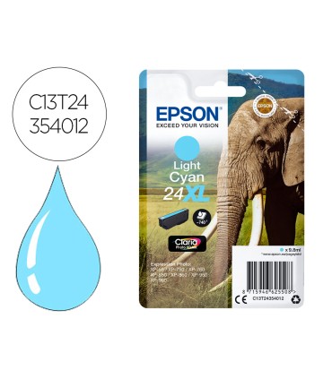 Ink jet epson claria photo hd ink cian claro 24xl expression photo xp 950