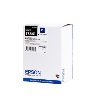 Ink jet epson t8661 negro xl wf m5190dw m5690dwf