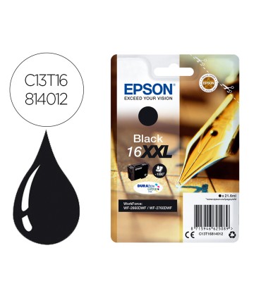 Ink jet epson negro 16xxl workforce 2660dwf