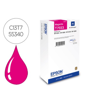 Ink jet epson magenta xl 4000p wf 8xxx