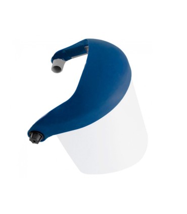 Pantalla para casco faru a20c con visera y protector barbilla azul 200x300 mm