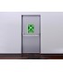 Pictograma archivo 2000 punto de reunion pvc verde luminiscente 224x300 mm