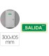 Pictograma archivo 2000 salida pvc verde luminiscente 300x105 mm pack de 2 unidades