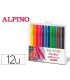 Rotulador alpino dual artist color experience estuche de 12 unidades colores surtidos