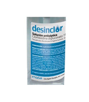 Solucion antiseptica clorhexidina desinclor bote pulverizador de 30 ml