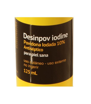 Povidona yodada desinpov antiseptica 10 bote de 125 ml