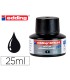 Tinta rotulador edding pizarra blanca btk 25 color negro bote 25 ml