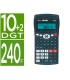 Calculadora milan cientifica m240 black 2 lineas 240 funciones 102 digitos color negra con tapa color gris