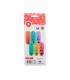 Rotulador liderpapel mini fluorescente pastel punta biselada estuche de 6 unidades colores surtidos