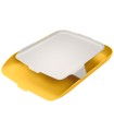 Bandeja sobremesa plastico leitz cosy amarillo 274x62x391mm