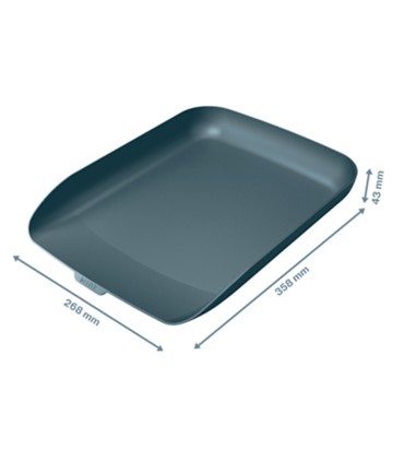 Bandeja sobremesa plastico leitz cosy gris 268x126x358 mm