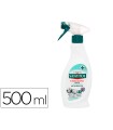 Quitaolor desinfectante sanytol para textil con pulverizador bote de 500 ml